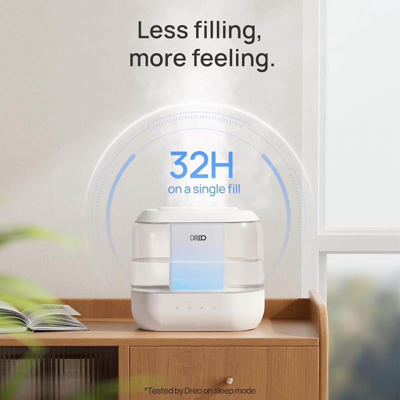 Dreo 4L Cool Mist Humidifier for Large Rooms & Nurseries