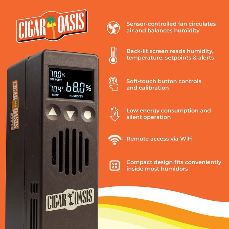 Oasis Plus 3.0 Electronic Humidifier with LCD Display and Vapor Technology