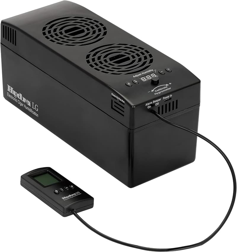Remote Controlled Cigar Humidifier for Large Humidors up to 16 Cu Ft