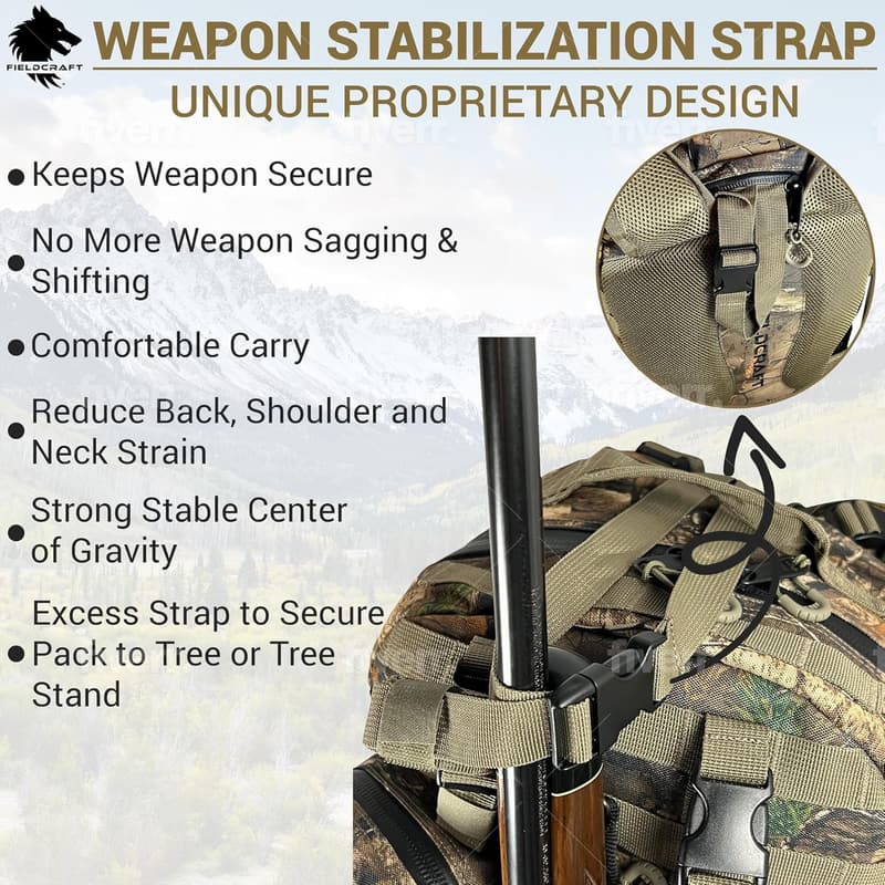 Hunting Daypack for Rifles and Bows - Fieldcraft Alpha Pack