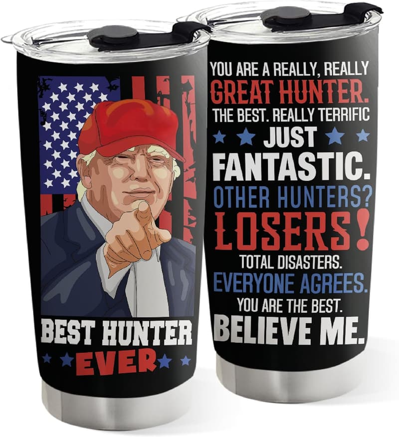 Hunting Tumbler 20oz - Stainless Steel Gift for Men