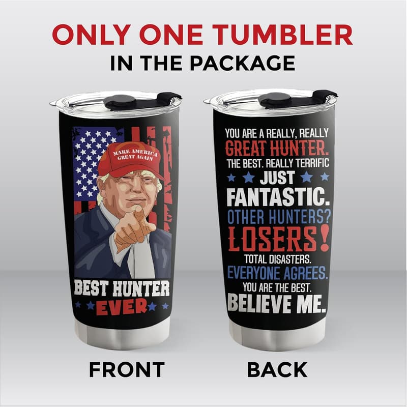 Hunting Tumbler 20oz - Stainless Steel Gift for Men