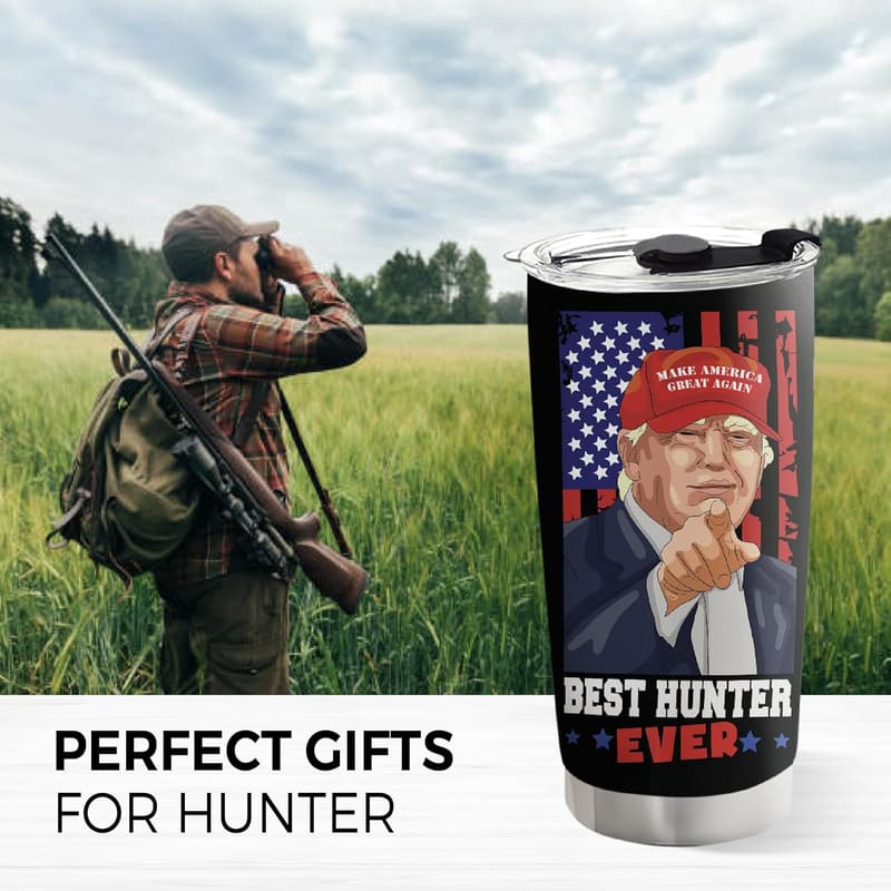 Hunting Tumbler 20oz - Stainless Steel Gift for Men