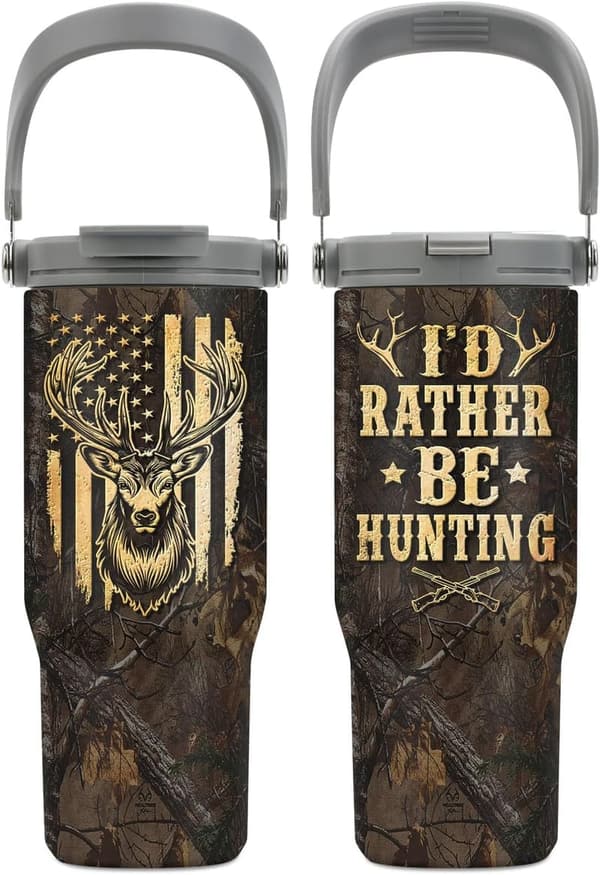 30oz Camouflage Hunting Tumbler - Insulated Stainless Steel Gift