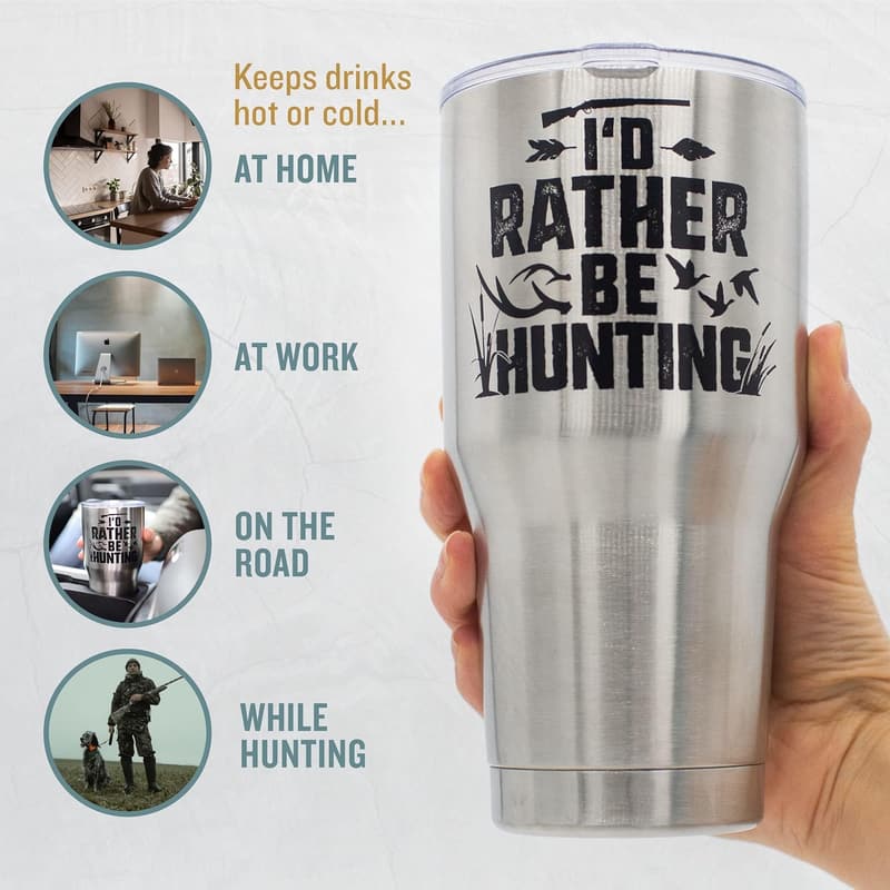 Hunting Gift Tumbler - Insulated Stainless Steel, 30 oz