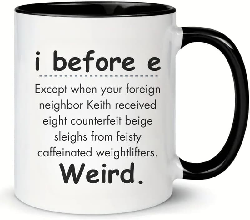 Funny Coffee Mug for Grammar Teachers - 11 oz