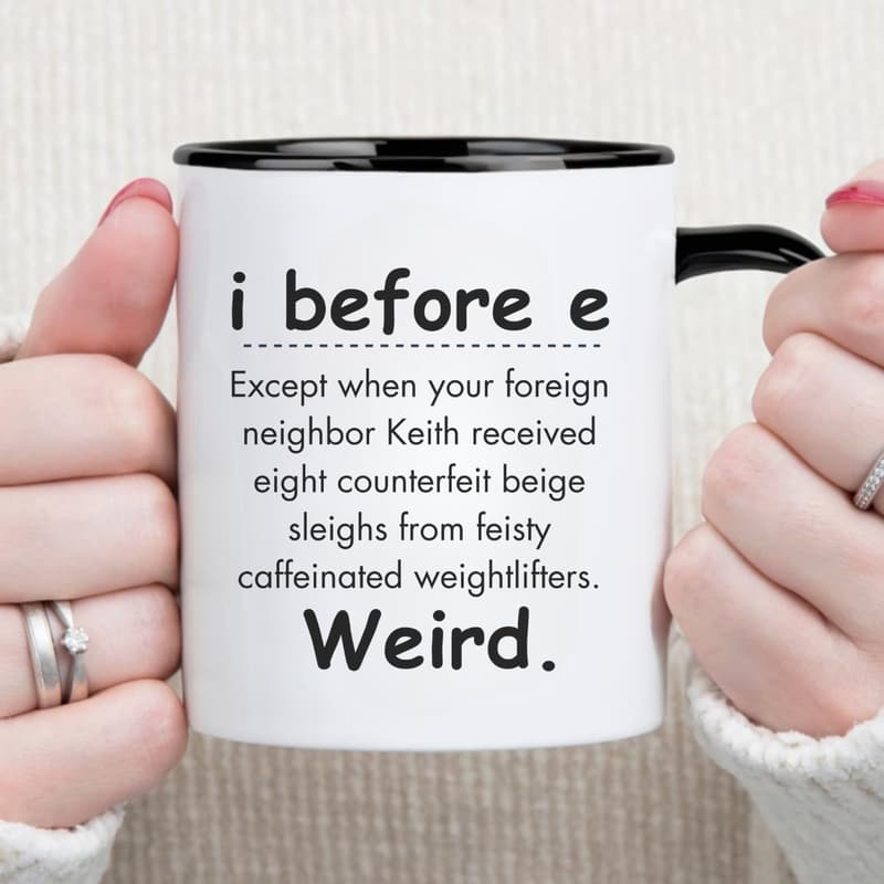 Funny Coffee Mug for Grammar Teachers - 11 oz