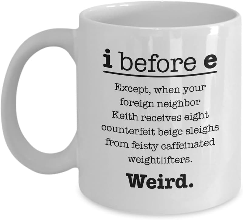 Funny Grammar Mug -