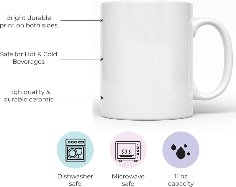 Grammar Coffee Mug 11 Oz - Funny Ceramic Birthday Gift