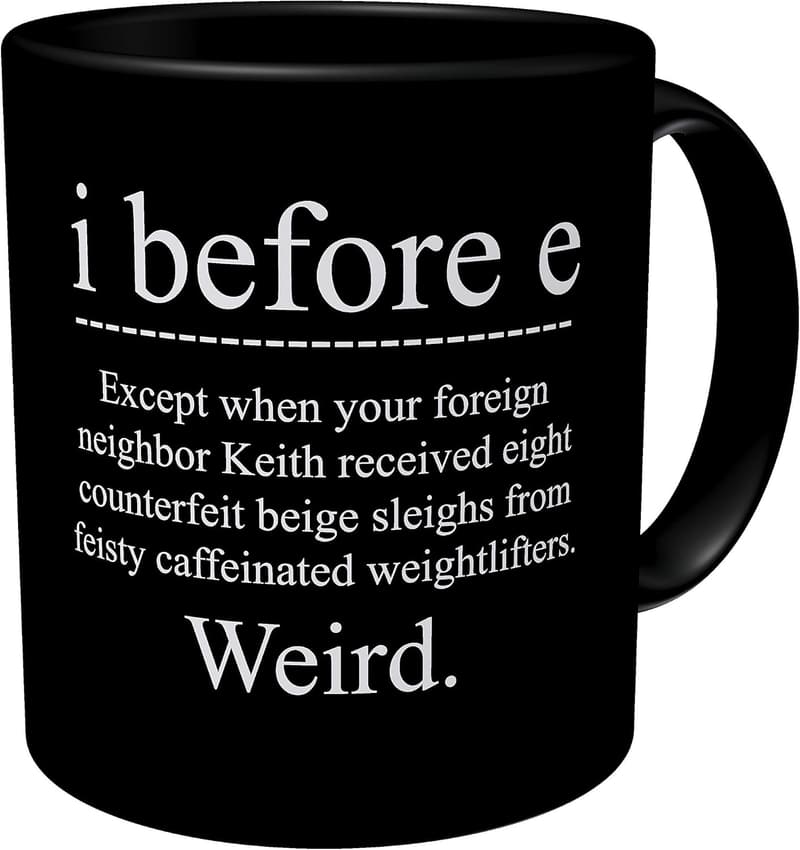 Weird Grammar Teacher 11 oz Coffee Mug