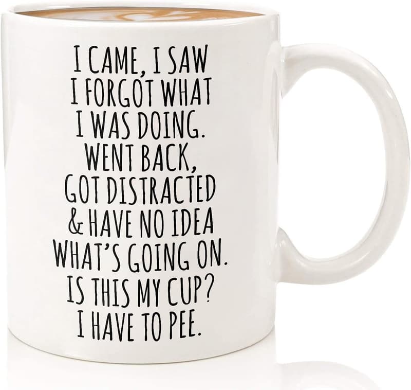 Funny Coffee Mug for Seniors - 