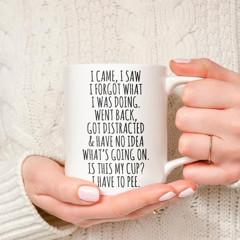Funny Coffee Mug for Seniors - 
