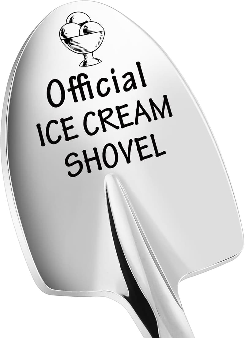 Engraved Ice Cream Spoon - Perfect Birthday Gift for Women