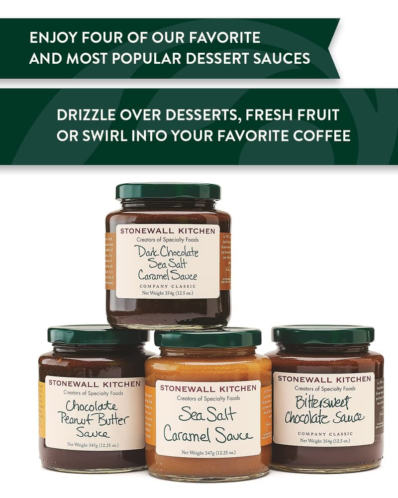 Dessert Sauce Collection - 4 Piece Gourmet Set