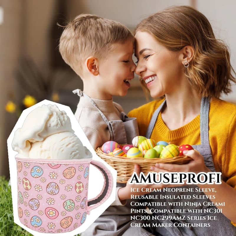 Premium Ice Cream Pint Sleeve Set - Perfect Gift for Ice Cream Lovers