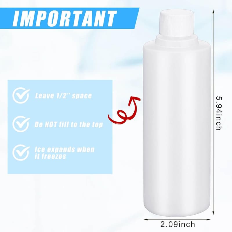 Reusable Ice Sticks Set for Wide Mouth Water Bottles
