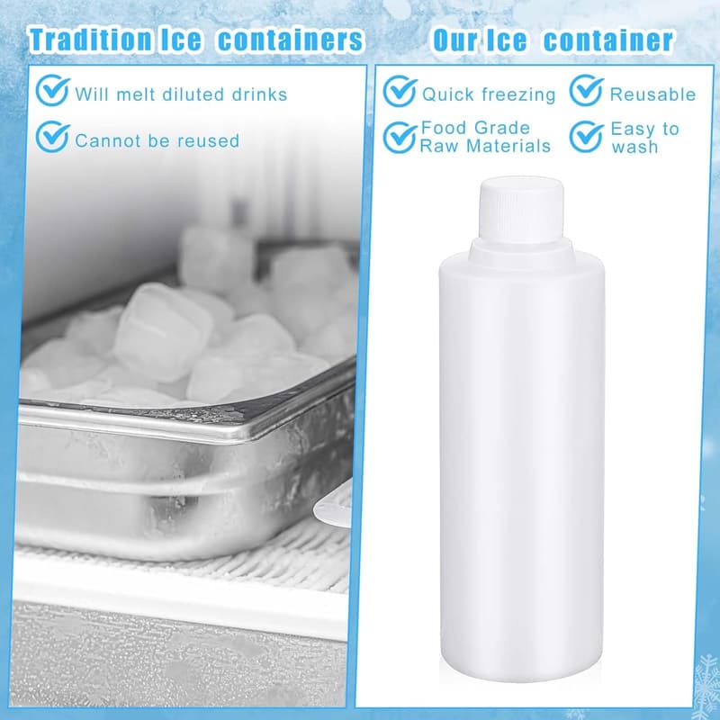 Reusable Ice Sticks Set for Wide Mouth Water Bottles