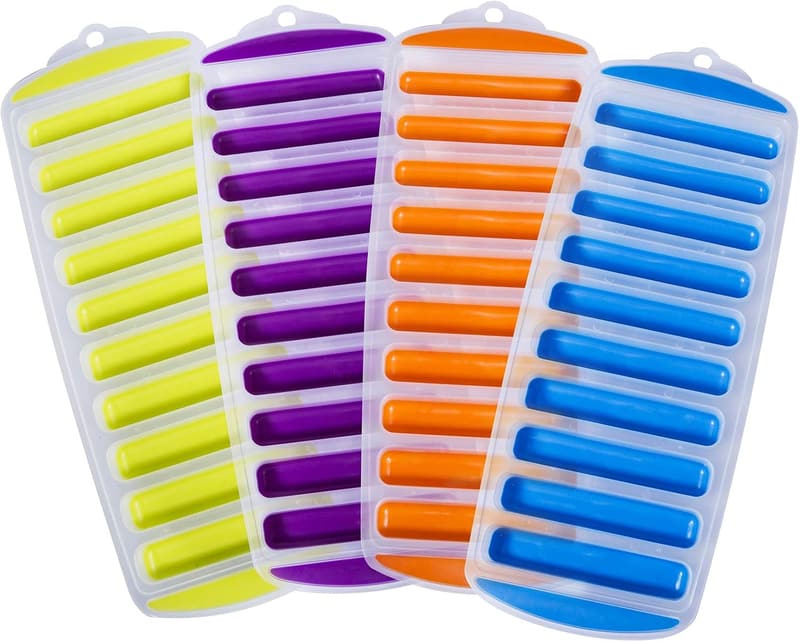 Silicone Ice Cube Tray Set for Sports Water Bottles