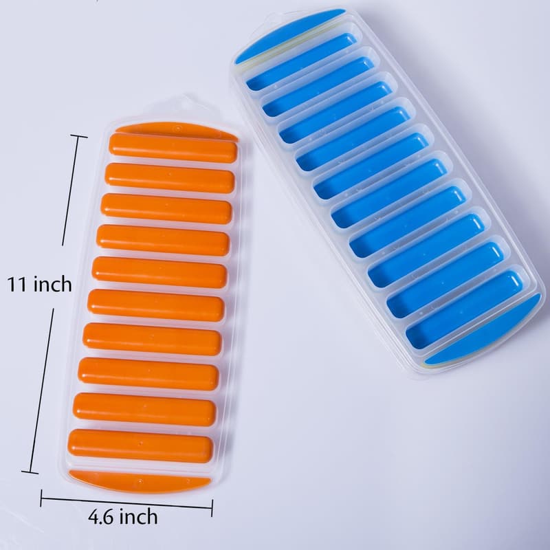 Silicone Ice Cube Tray Set for Sports Water Bottles