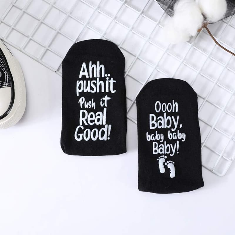 Maternity Labor Socks for Delivery – Non-Skid, Shower Gift