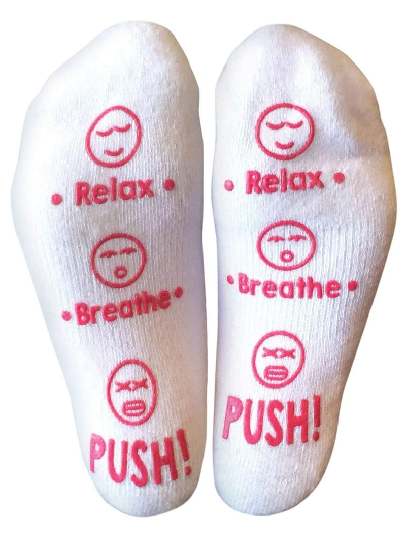 Funny Labor & Delivery Socks – Gift for New Mom to Be