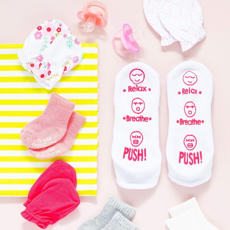 Funny Labor & Delivery Socks – Gift for New Mom to Be
