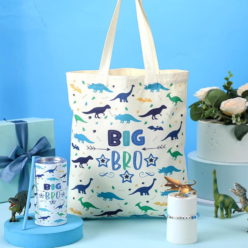 Big Brother Gift Set: 12 oz Insulated Cup, Tote Bag & Bracelet