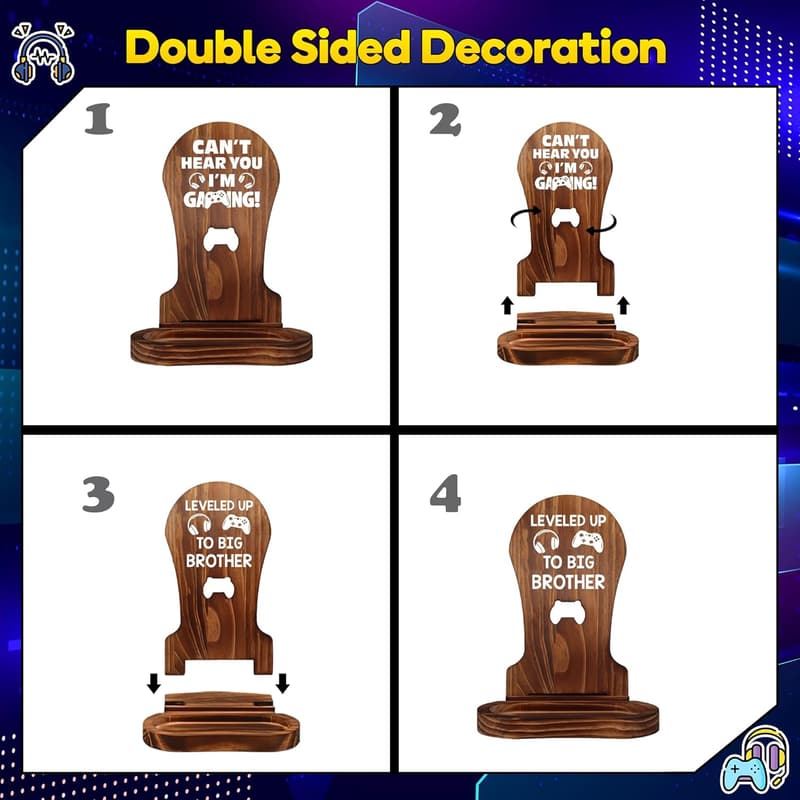 Big Brother Announcement: Gamer Wooden Headset Stand