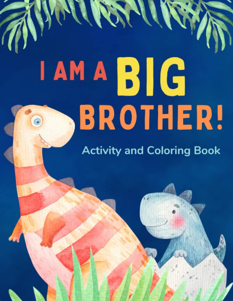 Big Brother Activity & Coloring Book: Fun Dinosaur Adventures