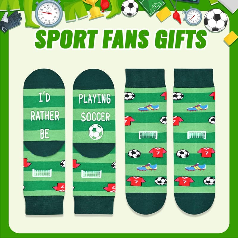 Sports Gift Set for Boys - Soccer, Baseball, Basketball, Hockey, Volleyball