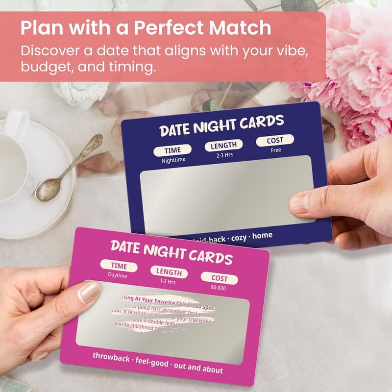 Valentine's Day Scratch-Off Date Night Card Set for Couples