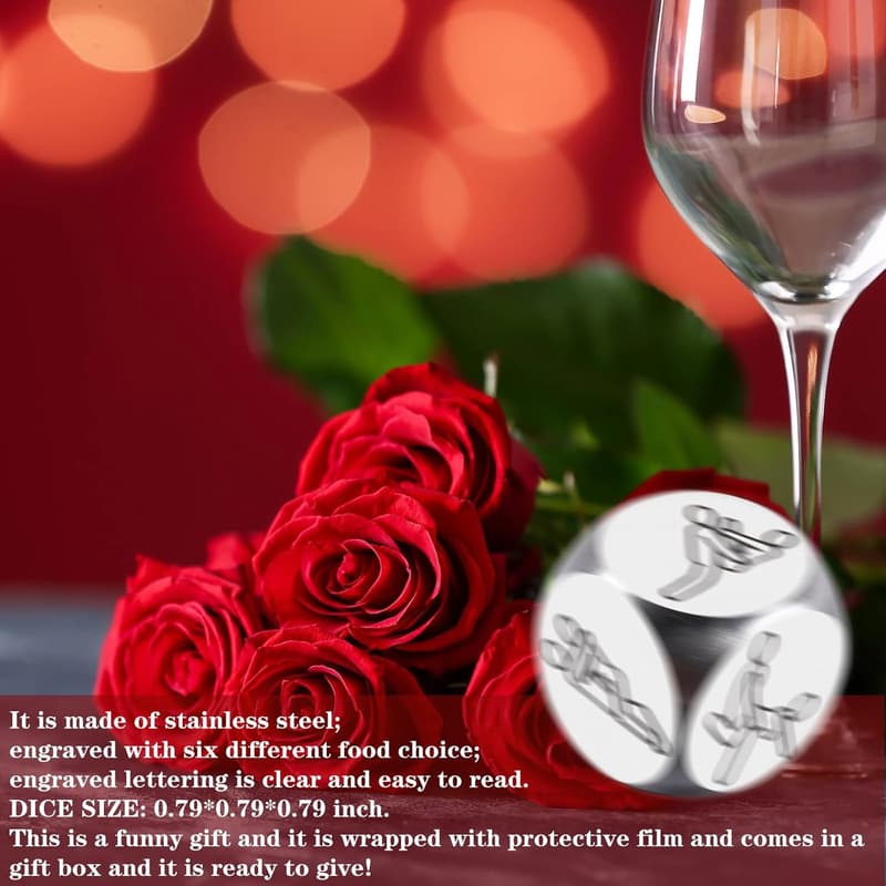 Easter Date Night Dice for Couples - Steel Food Decision Gifts