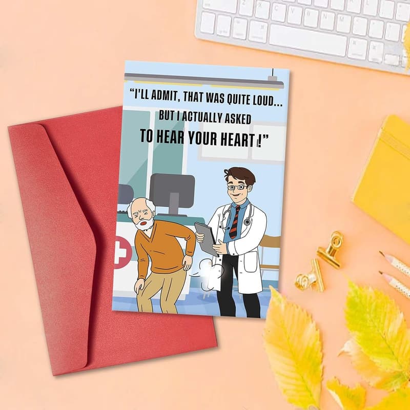 Funny Birthday Card for Him - Humorous Gift for Dad or Husband
