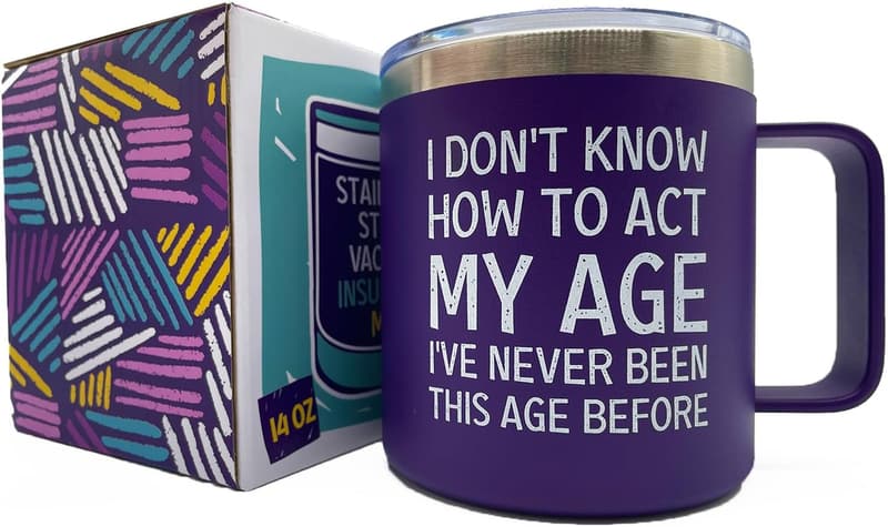 70th Birthday Mug - Funny Gift for Men, Dad, Grandpa