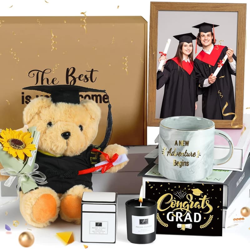 2025 Graduation Gift Box for Friends - Mug, Photo Frame & Candle Set