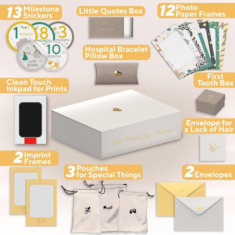Baby Keepsake Box with 10 Ideas - Perfect Gift for New Parents