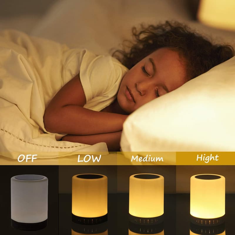 Bluetooth Touch Control Table Lamp – Smart Portable Light for Parties