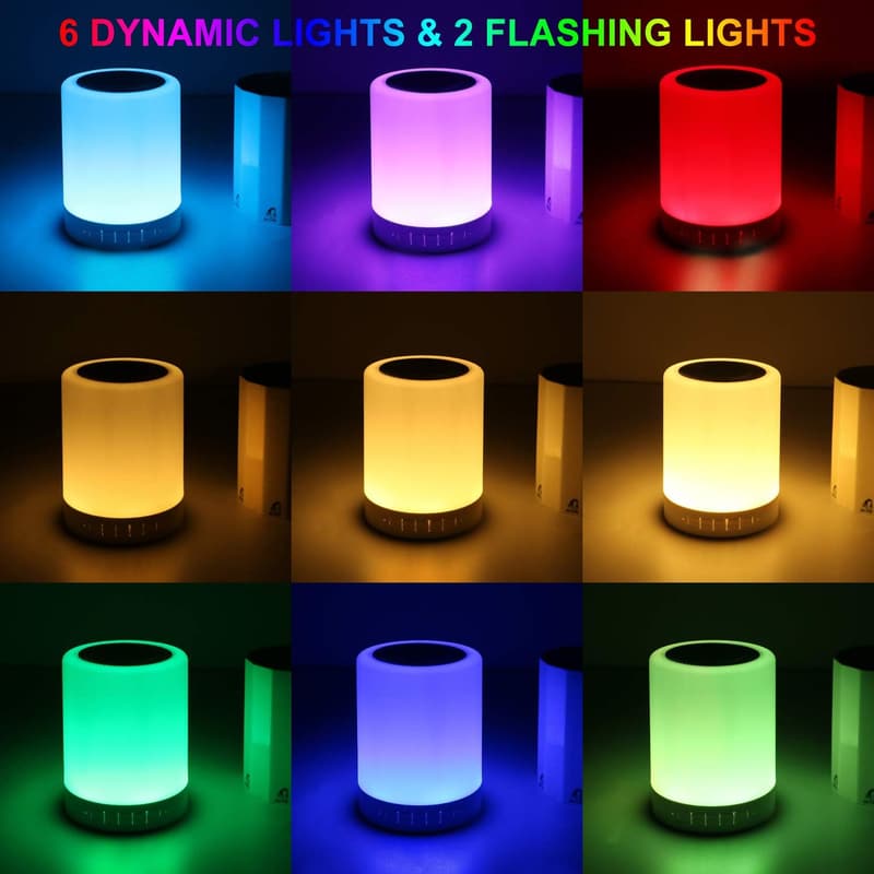 Bluetooth Touch Control Table Lamp – Smart Portable Light for Parties