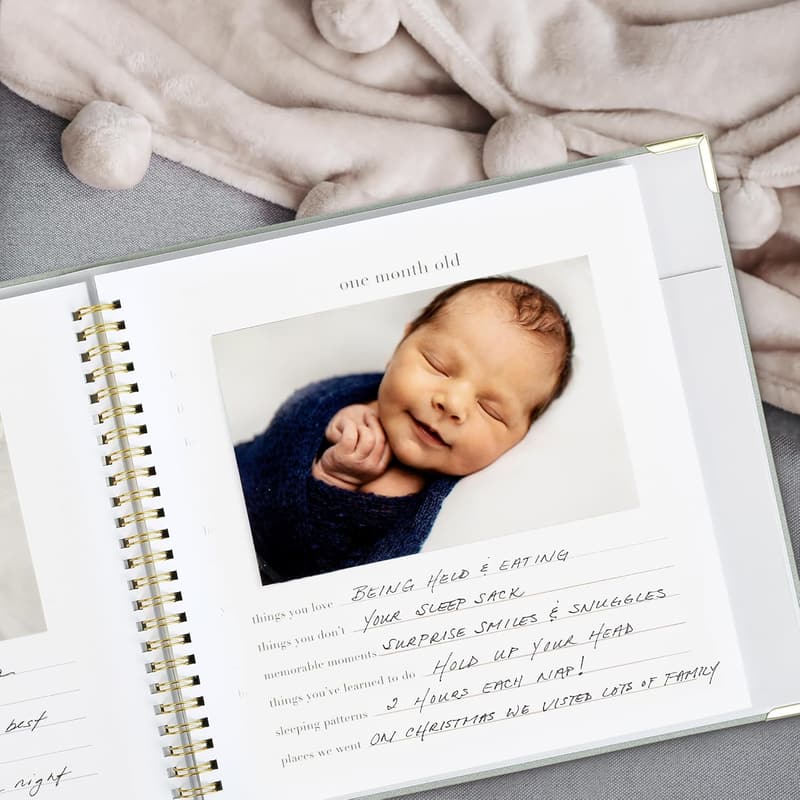 Baby Memory Book - Timeless 5-Year Keepsake for Boys & Girls