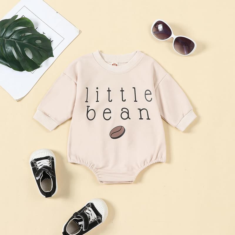 Infant Long Sleeve Bubble Bodysuit for Baby Boys and Girls