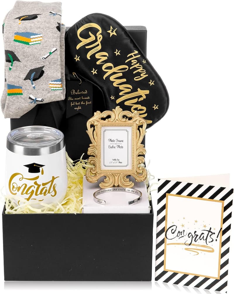 2025 Graduation Gift Box Set with Tumbler, Photo Frame & More