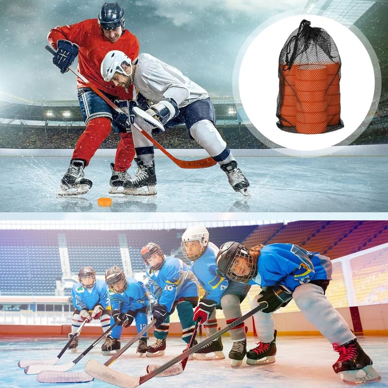 Mini Indoor Knee Hockey Pucks - 3