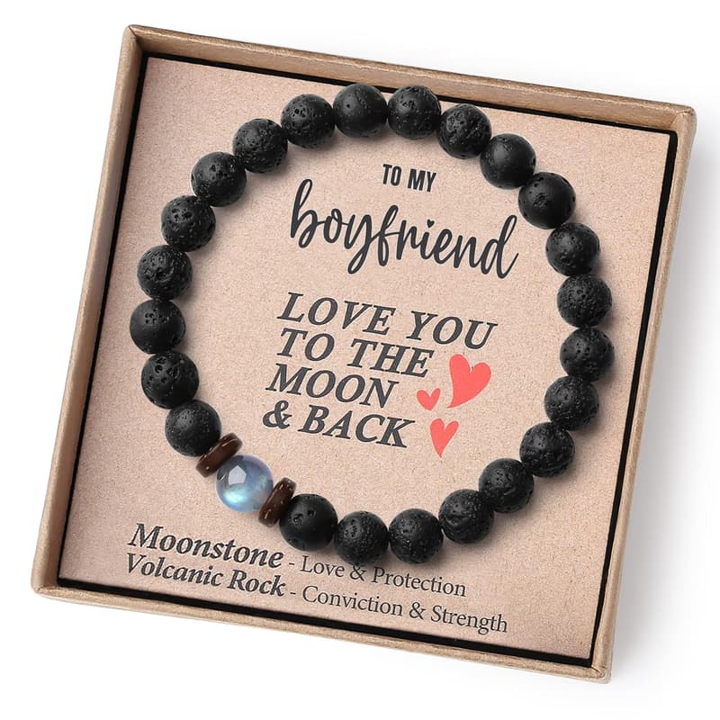 Beaded Bracelets for Boyfriend's Birthday and Anniversary