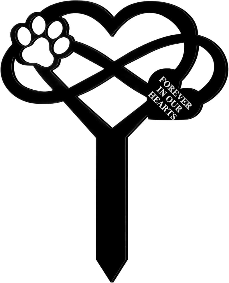 Pet Memorial Stake – Waterproof Grave Decor for Dogs