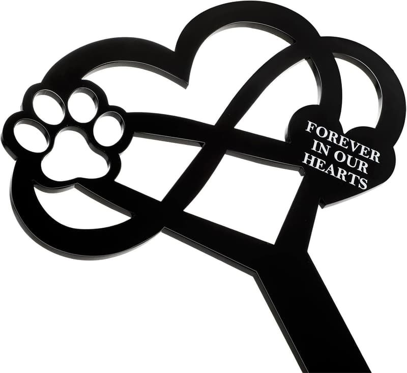 Pet Memorial Stake – Waterproof Grave Decor for Dogs