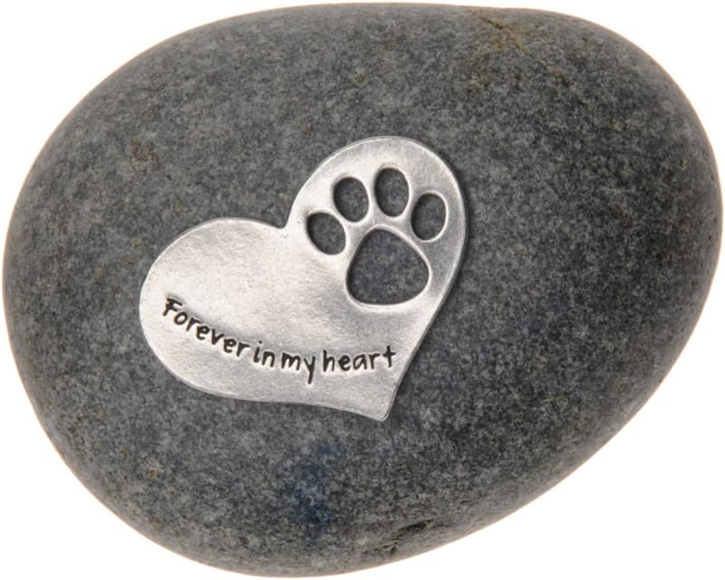 Dog Memorial Gift - Forever in My Heart Stone for Pet Loss
