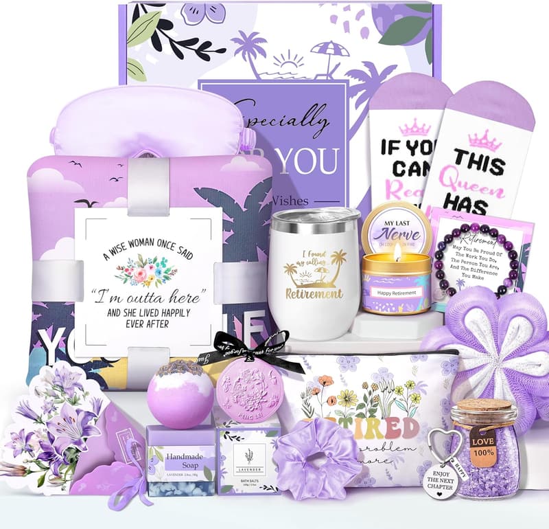 2025 Retirement Gift Basket for Women - Fun & Thoughtful идеи