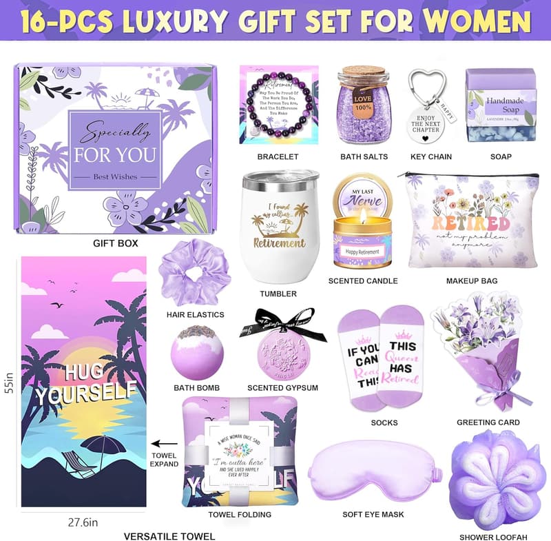 2025 Retirement Gift Basket for Women - Fun & Thoughtful идеи