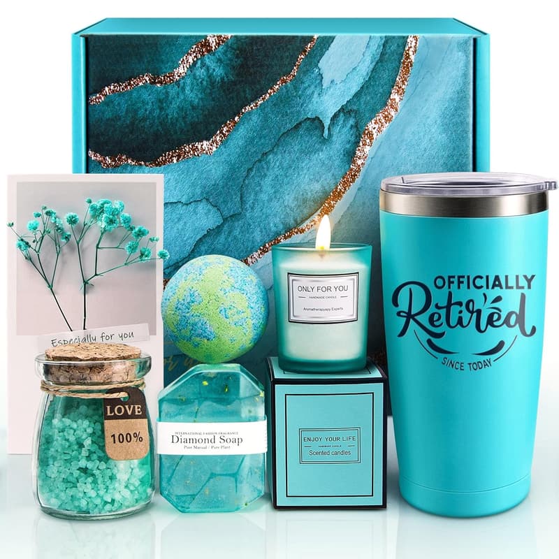 Happy Retirement Spa Gift Basket for Women