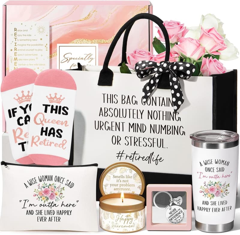 Funny Retirement Gift Tote Bag for Women 2025